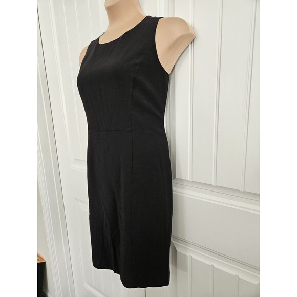 Talbots 12 P Black Wool Sheath Dress Business Career Classic Lined - Picture 5 of 13